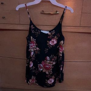pink republic black spaghetti strap blouse, 13 obo